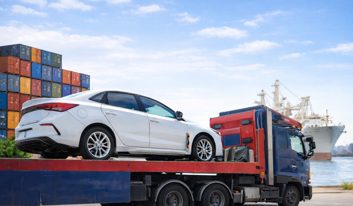 شحن السيارات من السعودية إلى مصر